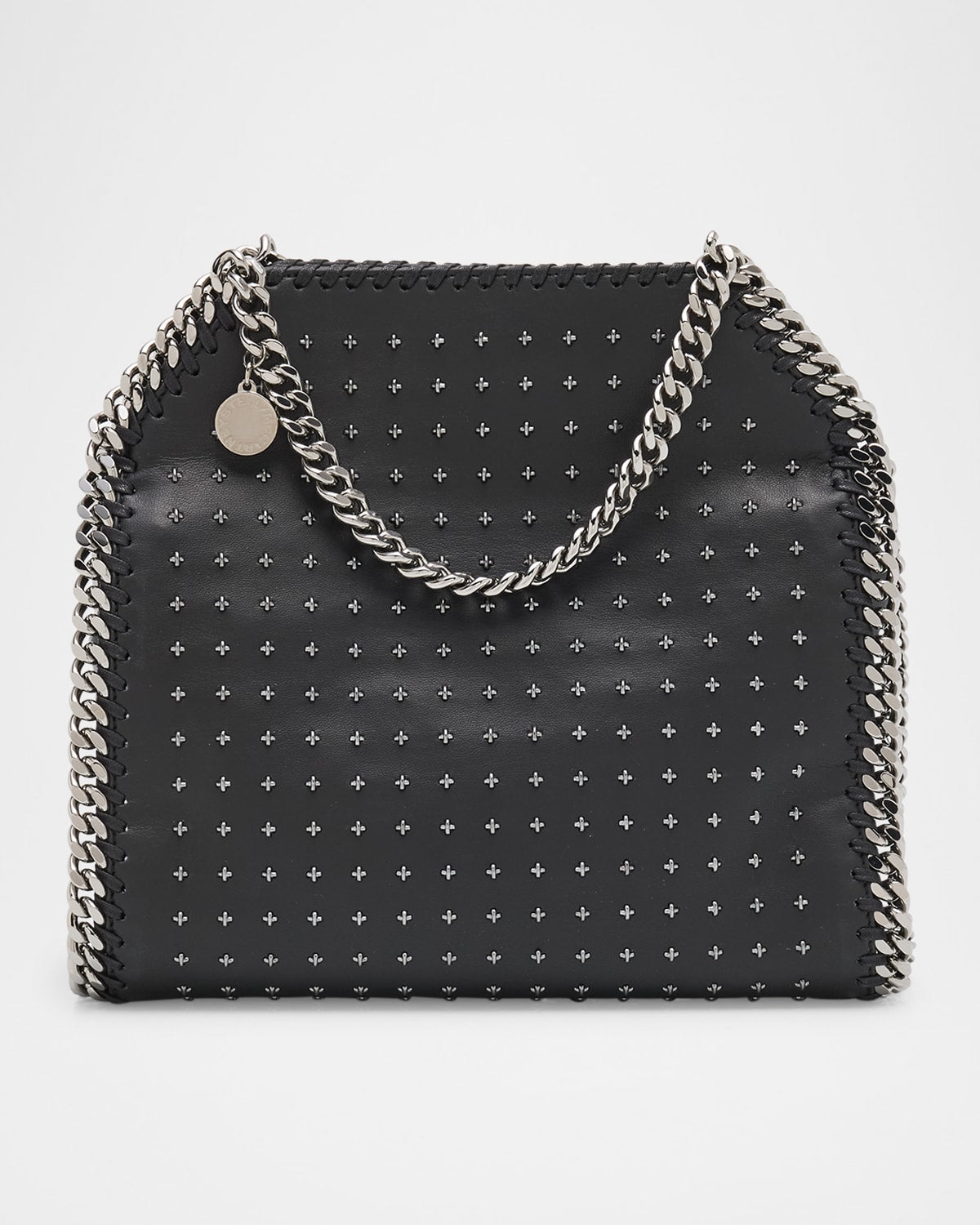 Stella McCartney Falabella Studded Chain-Trim Vegan Leather Tote Bag