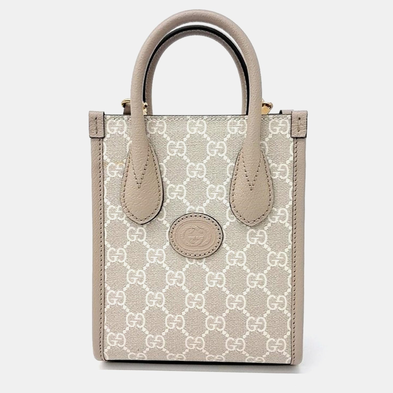 Gucci Beige Interlocking G Mini Tote Bag