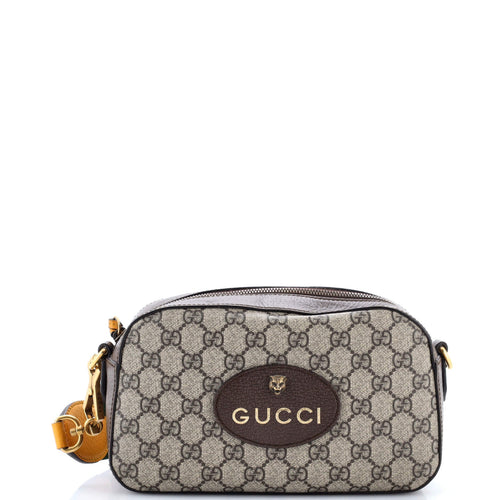 GUCCI Neo Vintage Camera Messenger Bag GG Coated Canvas