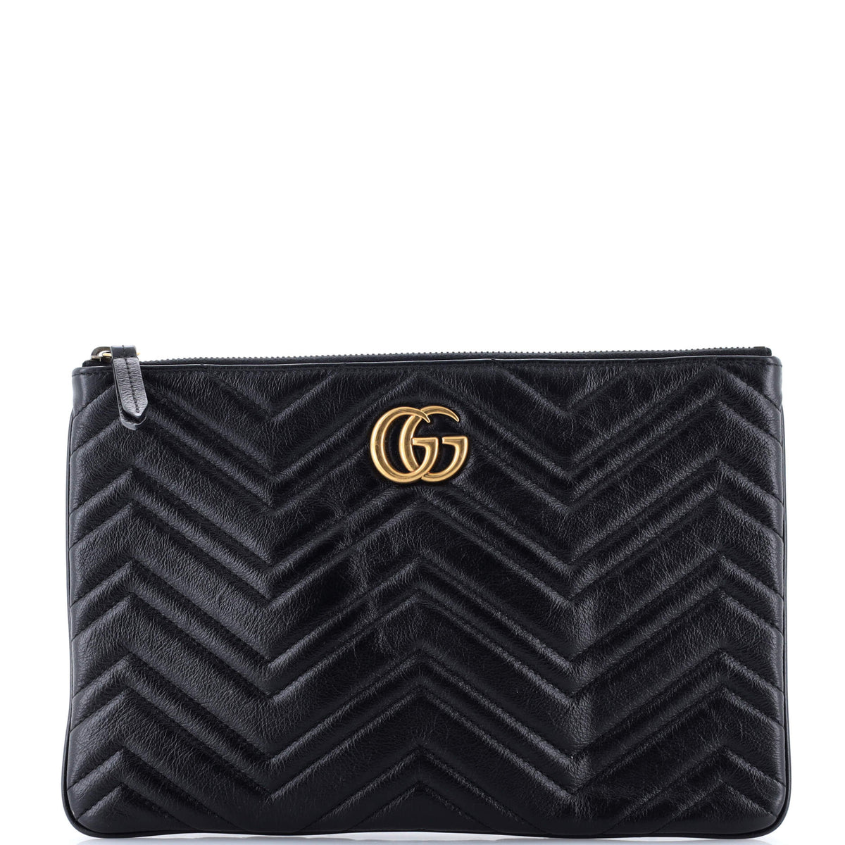 Gucci GUCCI GG Marmont Clutch Matelasse Leather