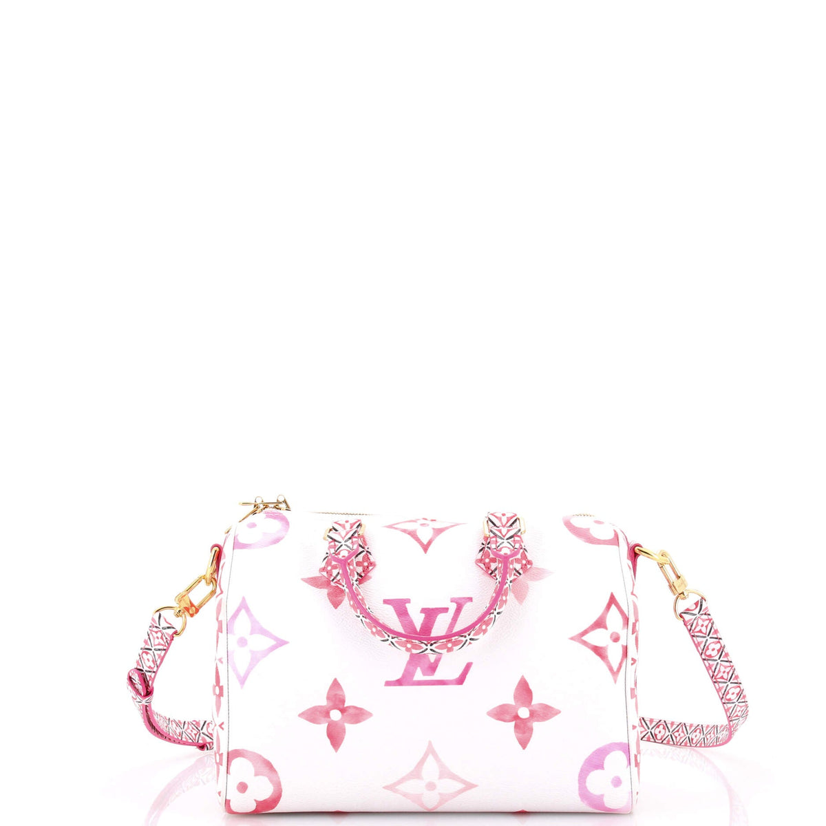 Louis Vuitton Speedy Bandouliere Bag By The Pool Monogram Watercolor Giant 25