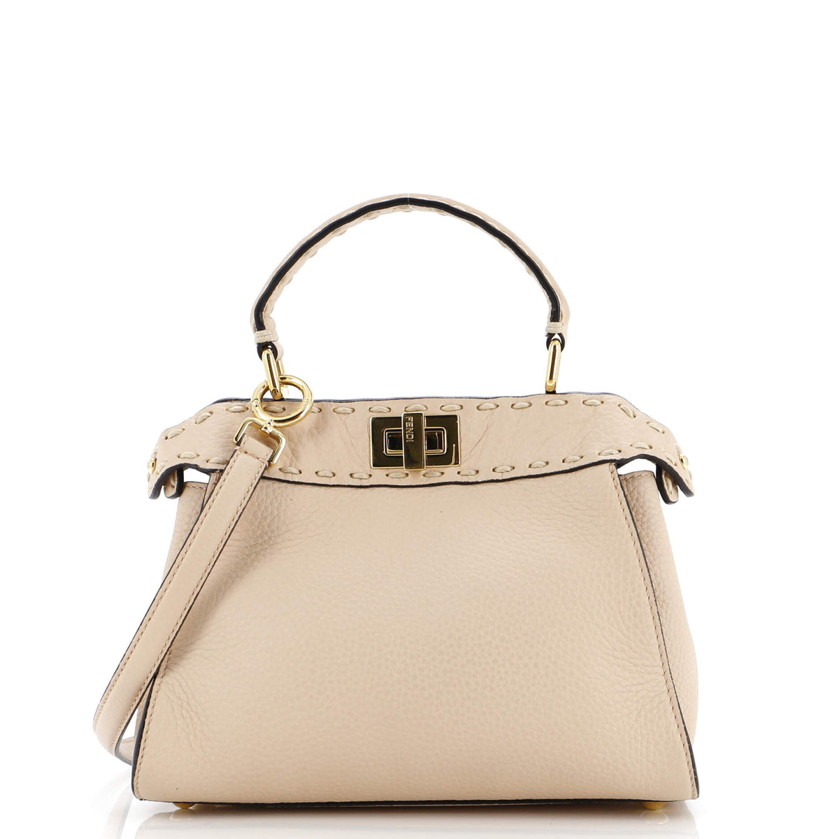 Fendi FENDI Selleria Peekaboo Bag Leather Mini