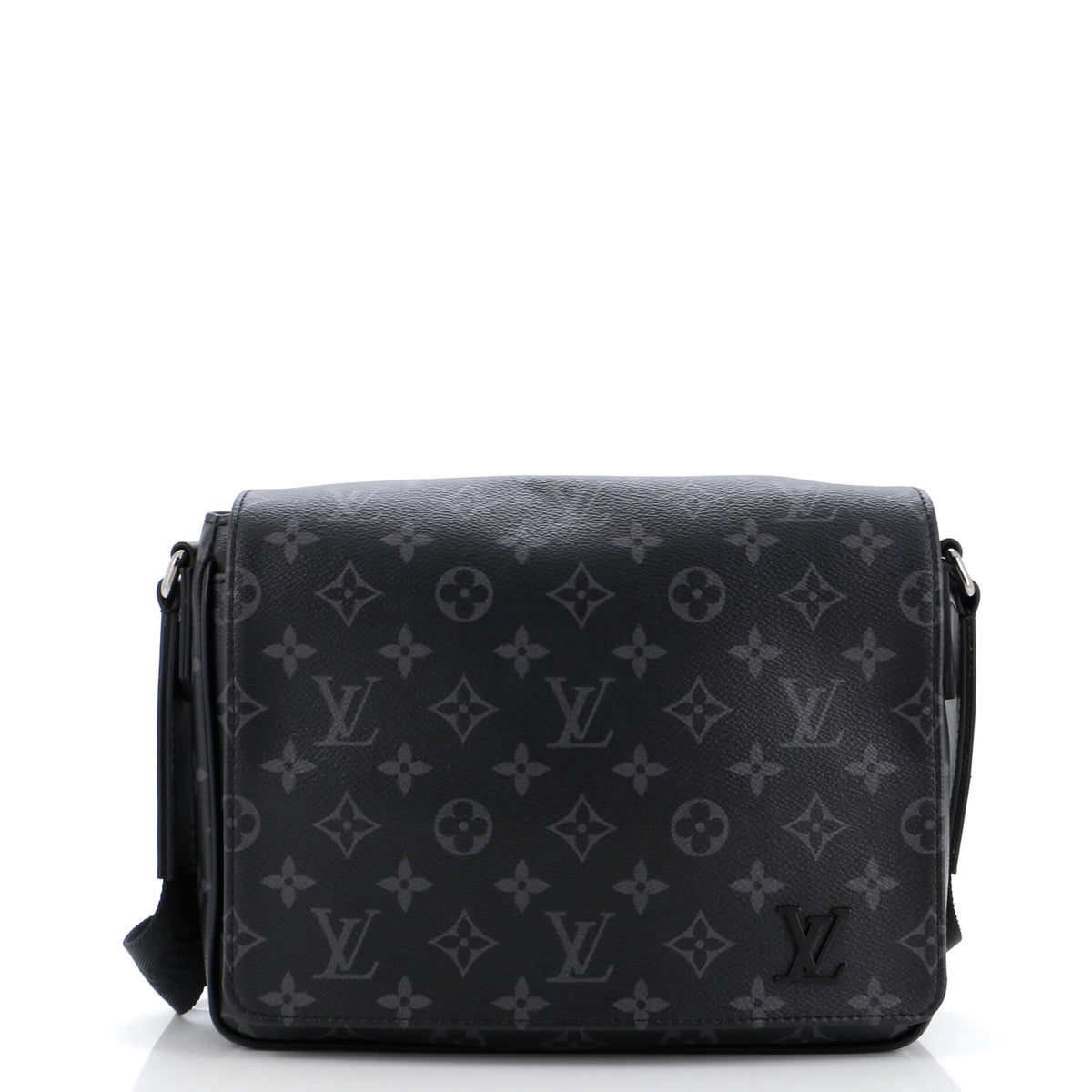 Louis Vuitton District Messenger Bag Monogram Eclipse Canvas PM