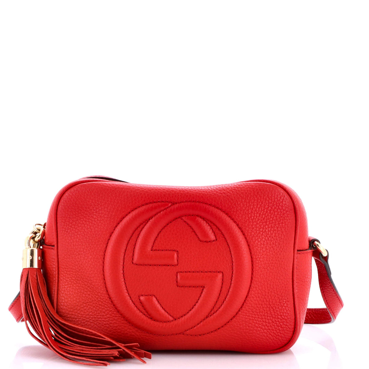 Gucci GUCCI Soho Disco Crossbody Bag Leather Small