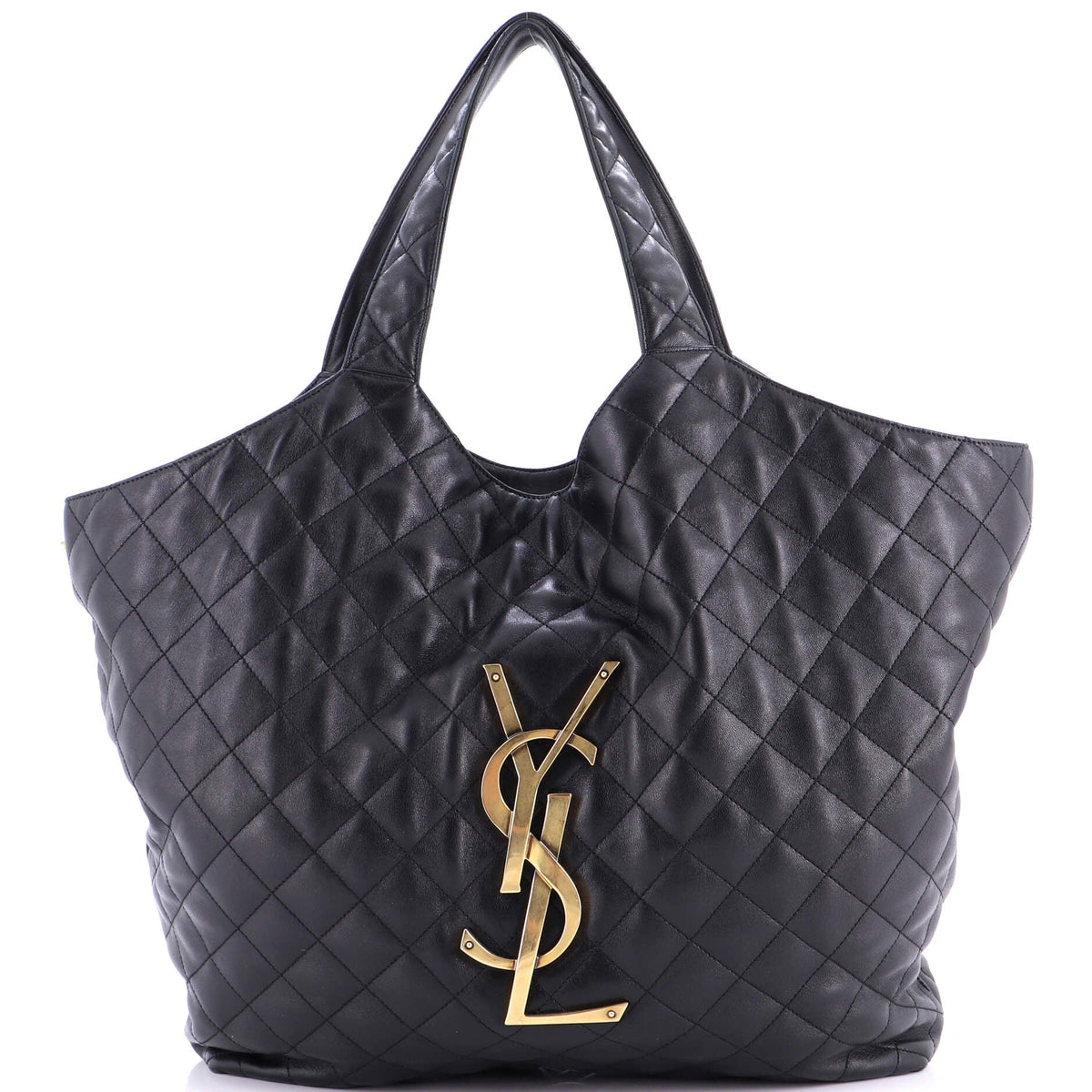 Saint Laurent Icare Shopping Tote Quilted Leather Maxi