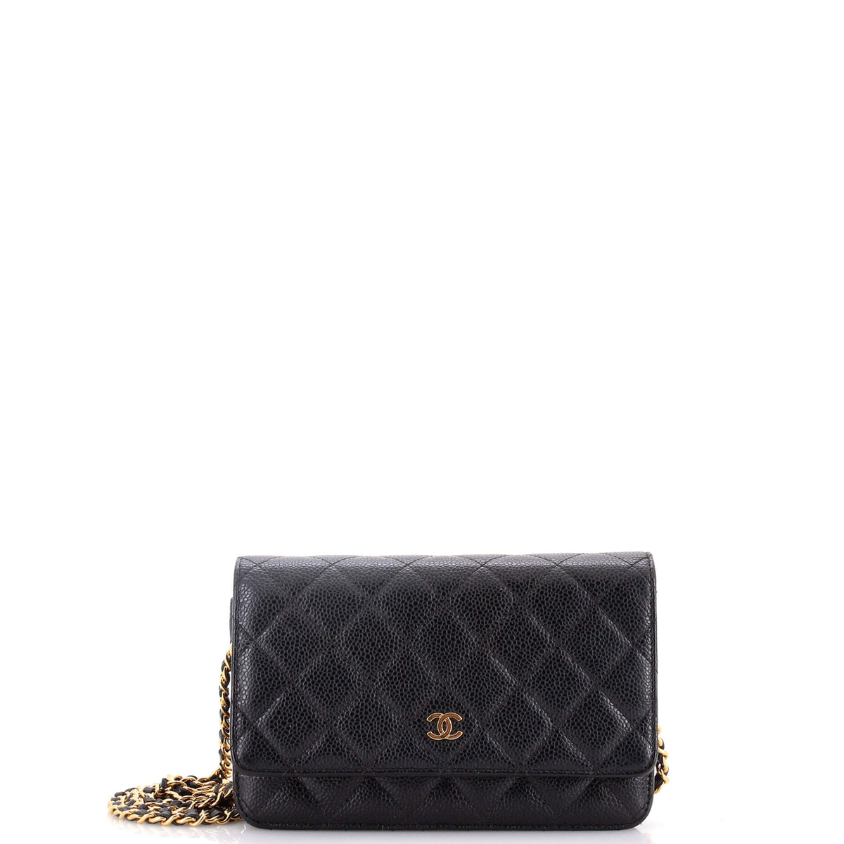 Chanel CHANEL Wallet on Chain Quilted Caviar