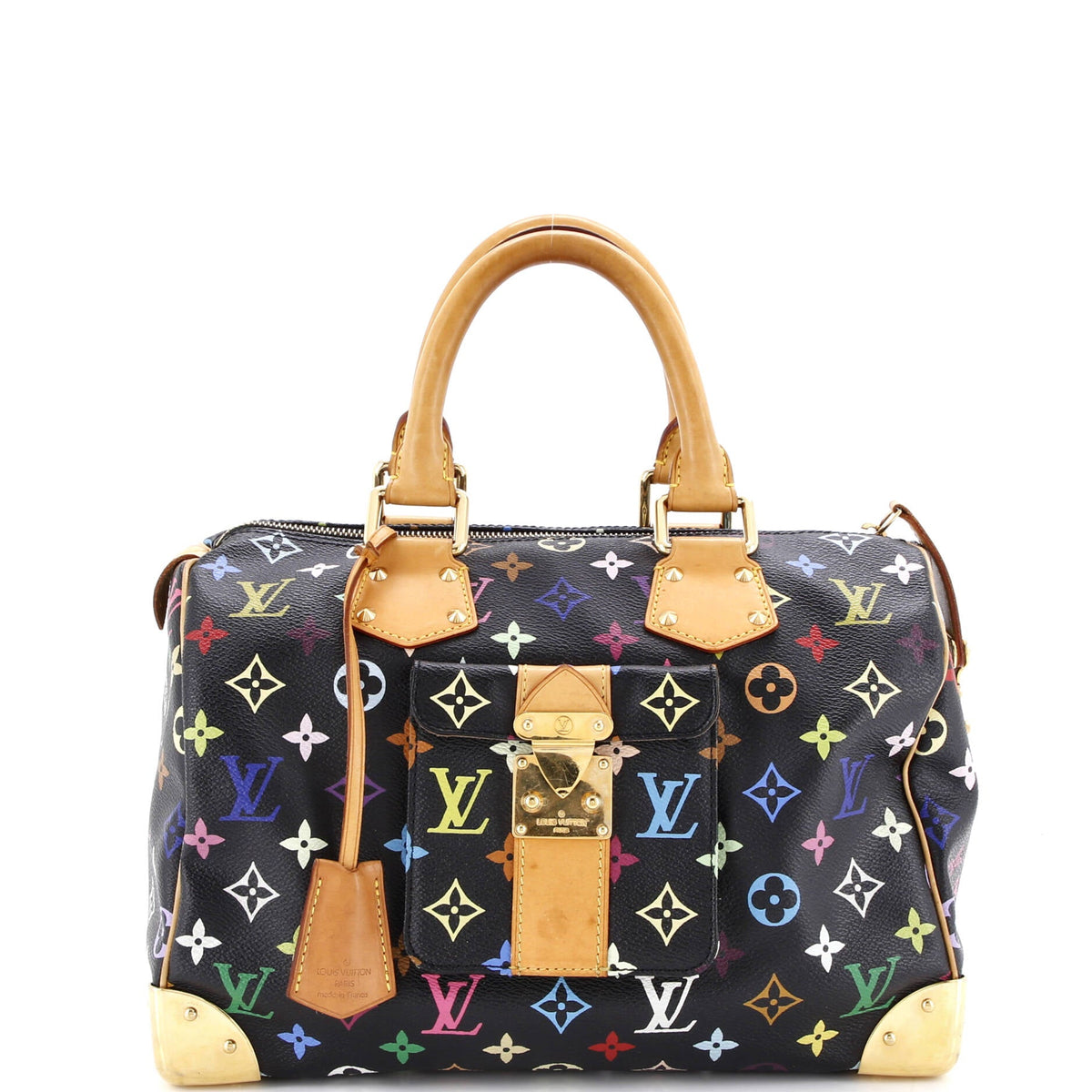 Louis Vuitton Speedy Handbag Monogram Multicolor 30