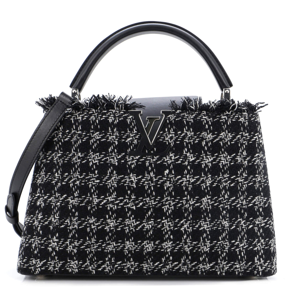 Louis Vuitton Capucines Bag Tweed PM