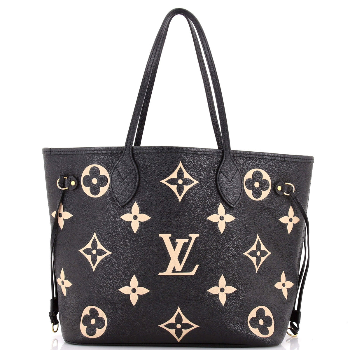 Louis Vuitton Neverfull NM Tote Bicolor Monogram Empreinte Giant MM