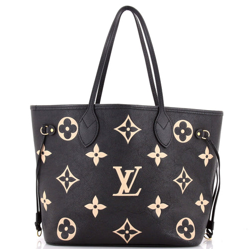 Neverfull NM Tote Bicolor Monogram Empreinte Giant MM