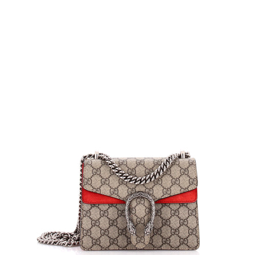 GUCCI Dionysus Bag GG Coated Canvas Mini