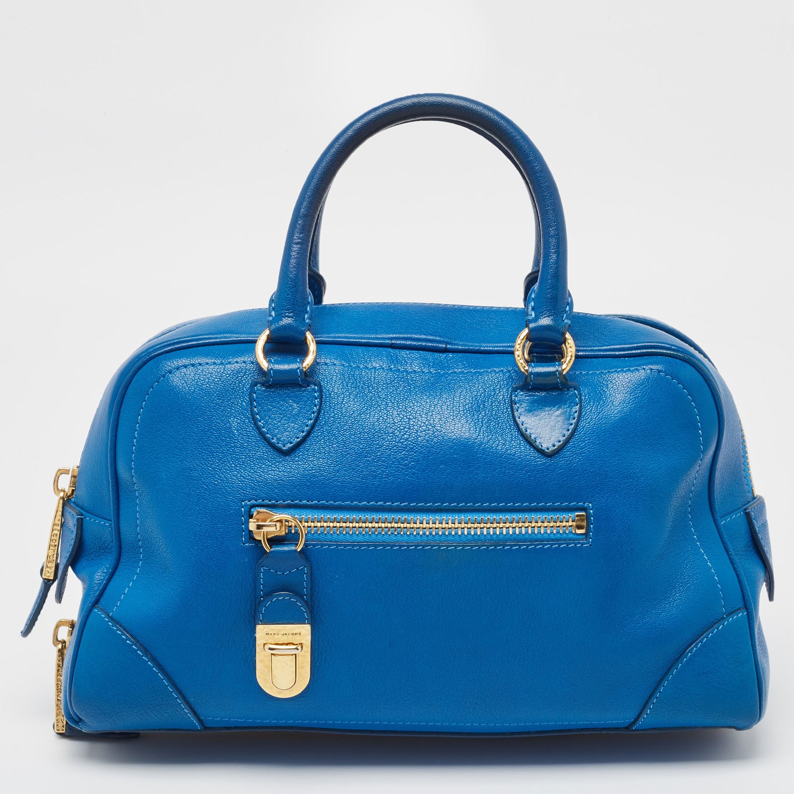 Marc Jacobs Blue Leather The Venetia Satchel