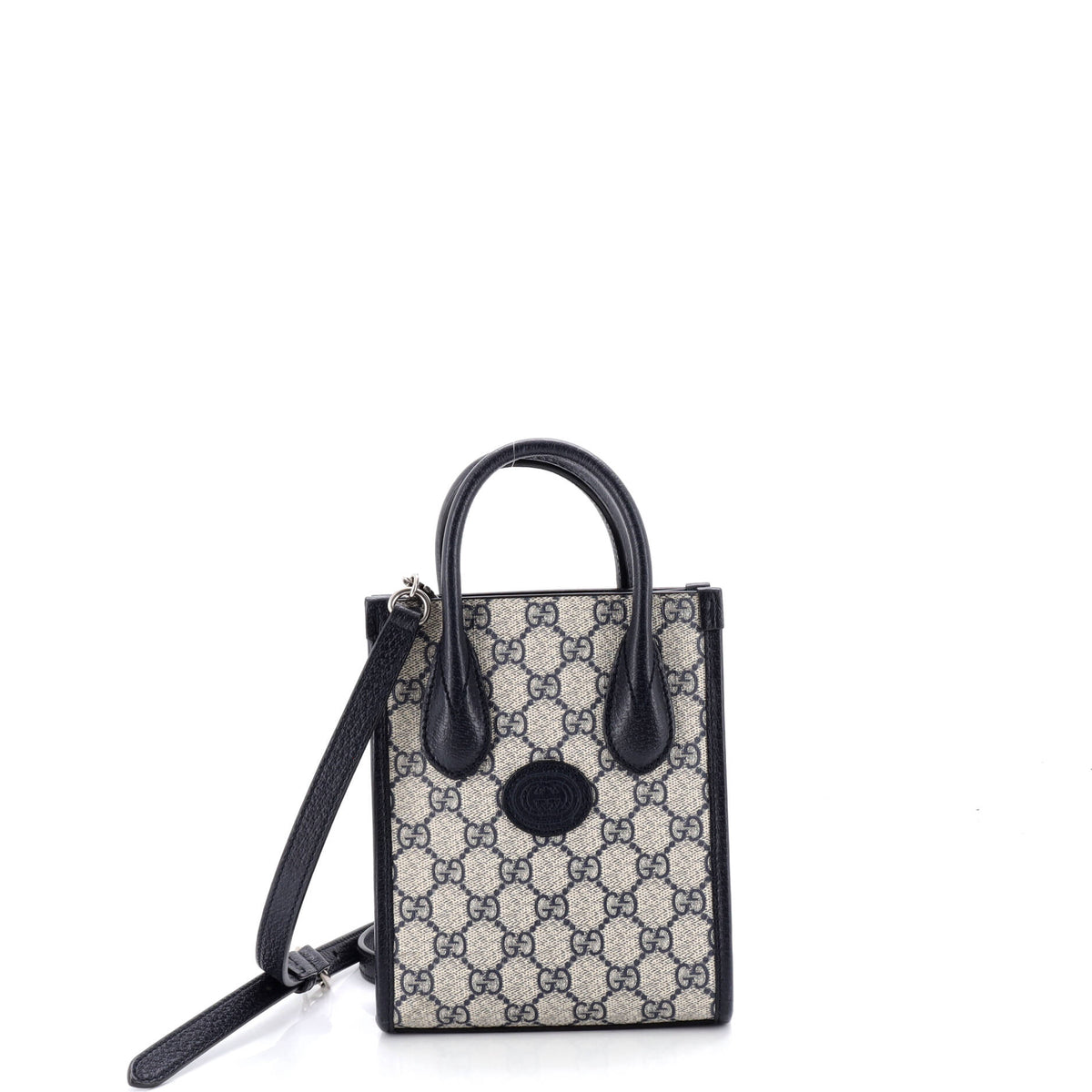 Gucci GUCCI Interlocking G Patch Tote GG Coated Canvas Mini