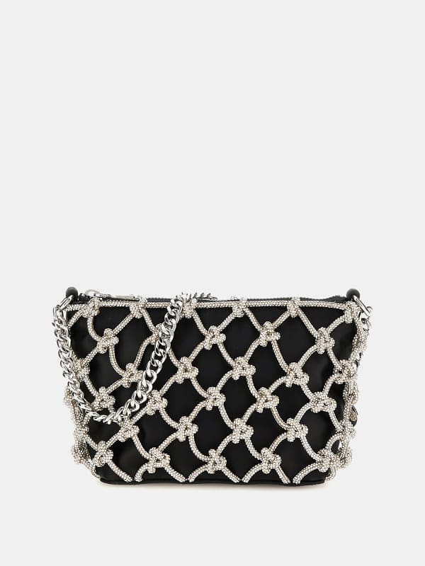 Guess Zalina Rhinestone Mini Shoulder Bag