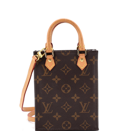 Petit Sac Plat Bag Monogram Canvas