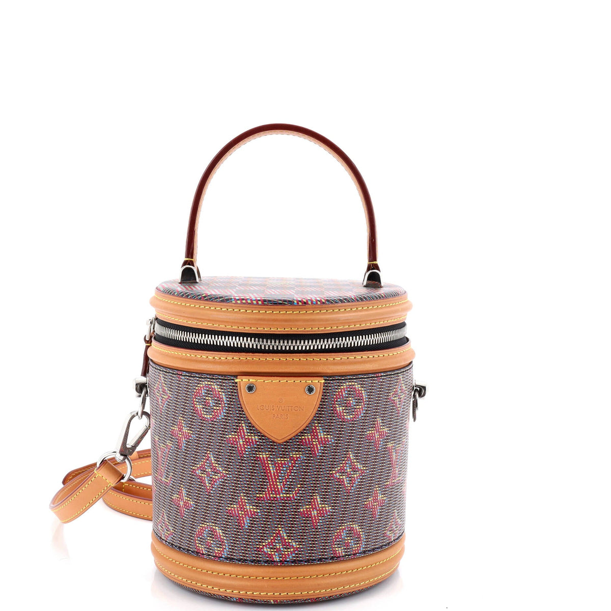 Louis Vuitton Cannes Handbag Damier Monogram LV Pop Canvas