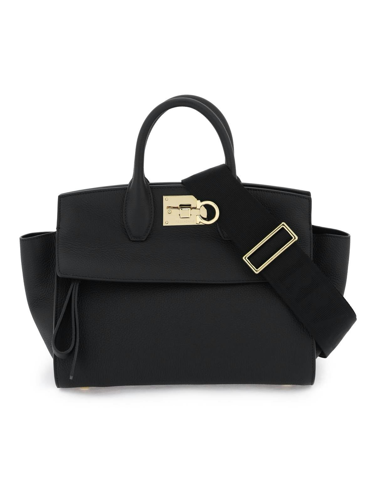 Ferragamo Women's Studio Soft Bag M in Black | 2144930763095
