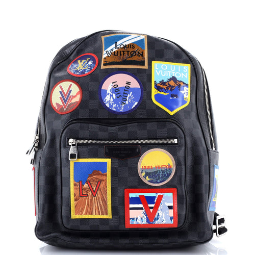 Josh Backpack Alps Patches Damier Graphite