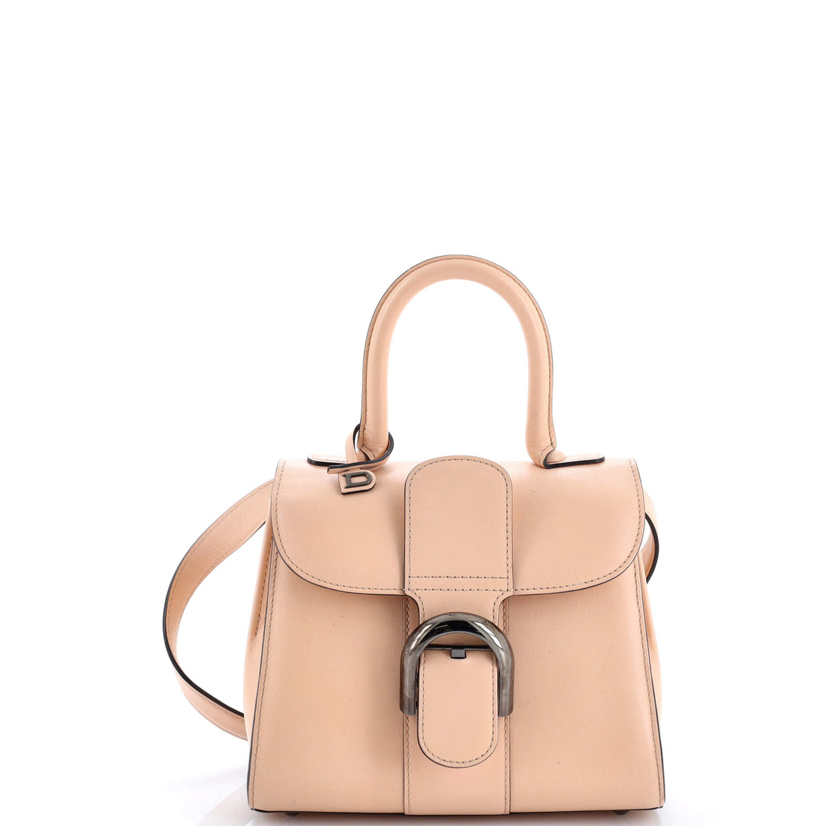 Delvaux Brillant Top Handle Bag Leather Mini