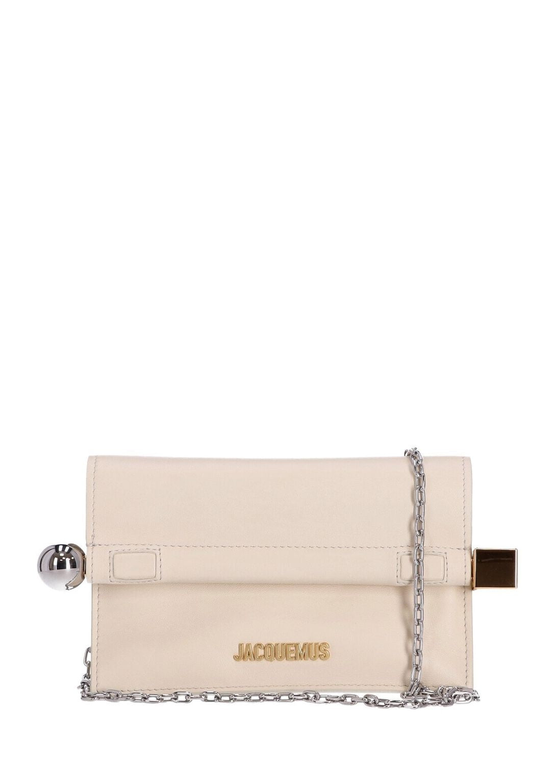 Jacquemus Women's La Petite Pochette Rond C in Lghtivory | 24E241BA3923171