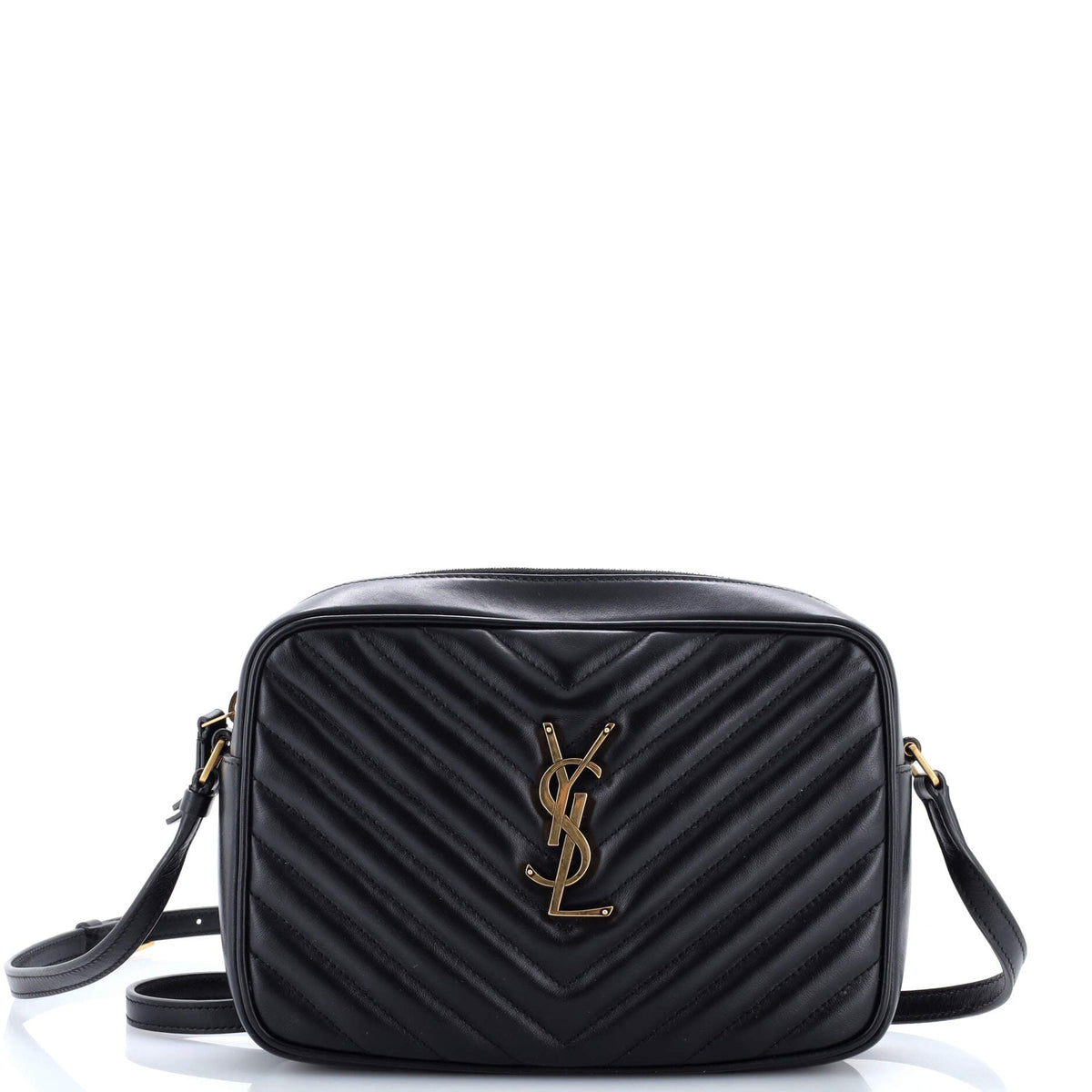 Saint Laurent Lou Camera Bag Matelasse Chevron Leather Small
