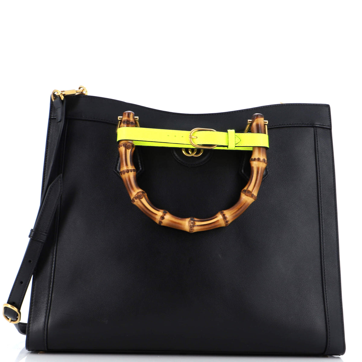 Gucci GUCCI Diana NM Bamboo Handle Tote Leather Medium