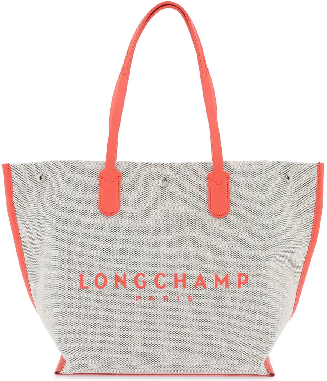 Longchamp Women's Essential L Shopping Bag Canvas/strawberry in Red | 10090HSG