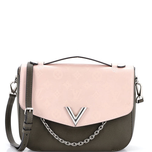 Very Messenger Monogram Leather