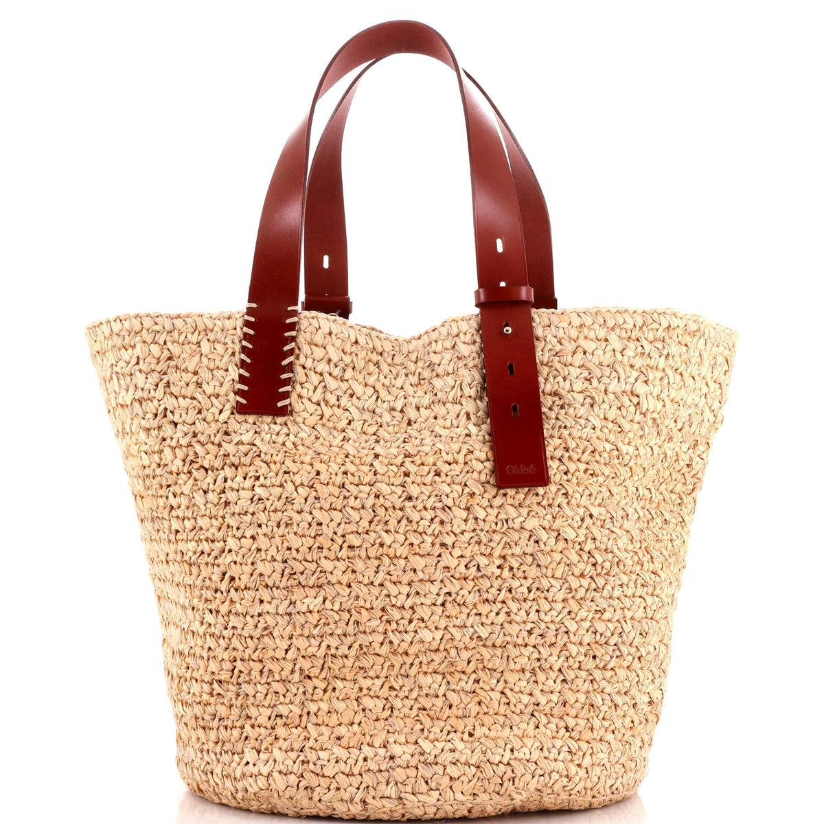 Chloe CHLOE Manuel Tote Raffia