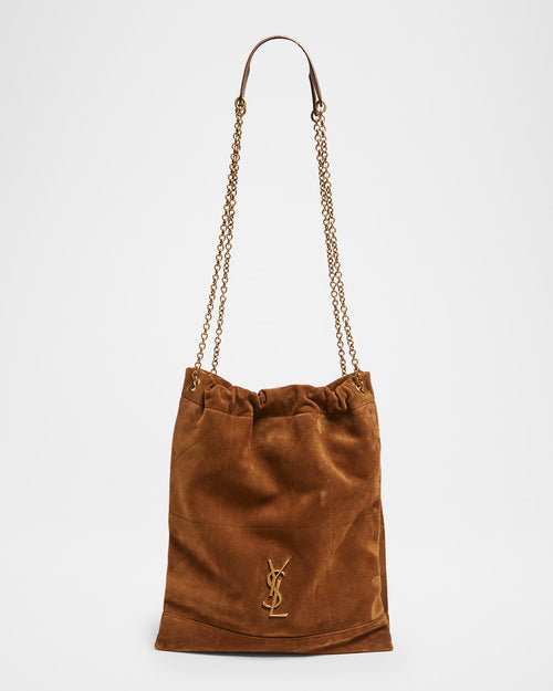 Jamie 4.3 YSL Pochon Shoulder Bag in Suede