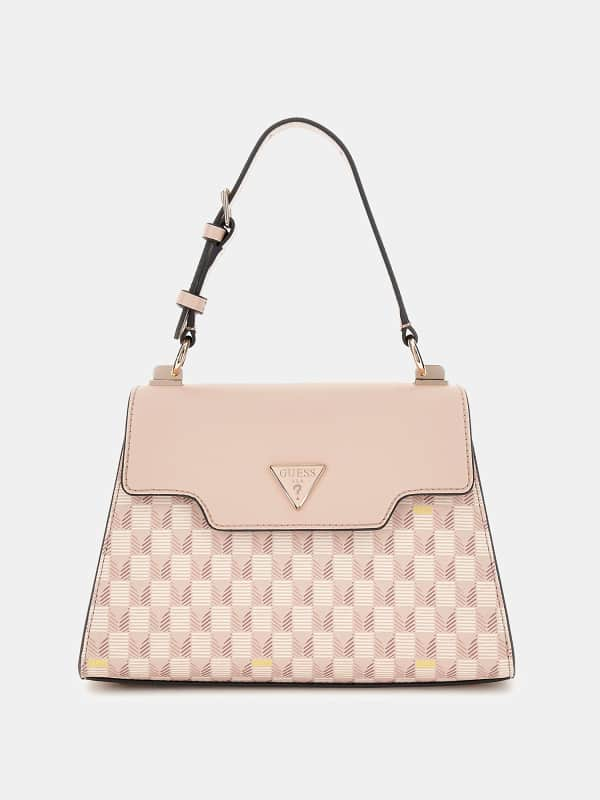 Guess G Wave Geometric-Print Handbag