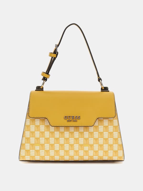 Guess Hallie Handtasche mit geometrischem Print