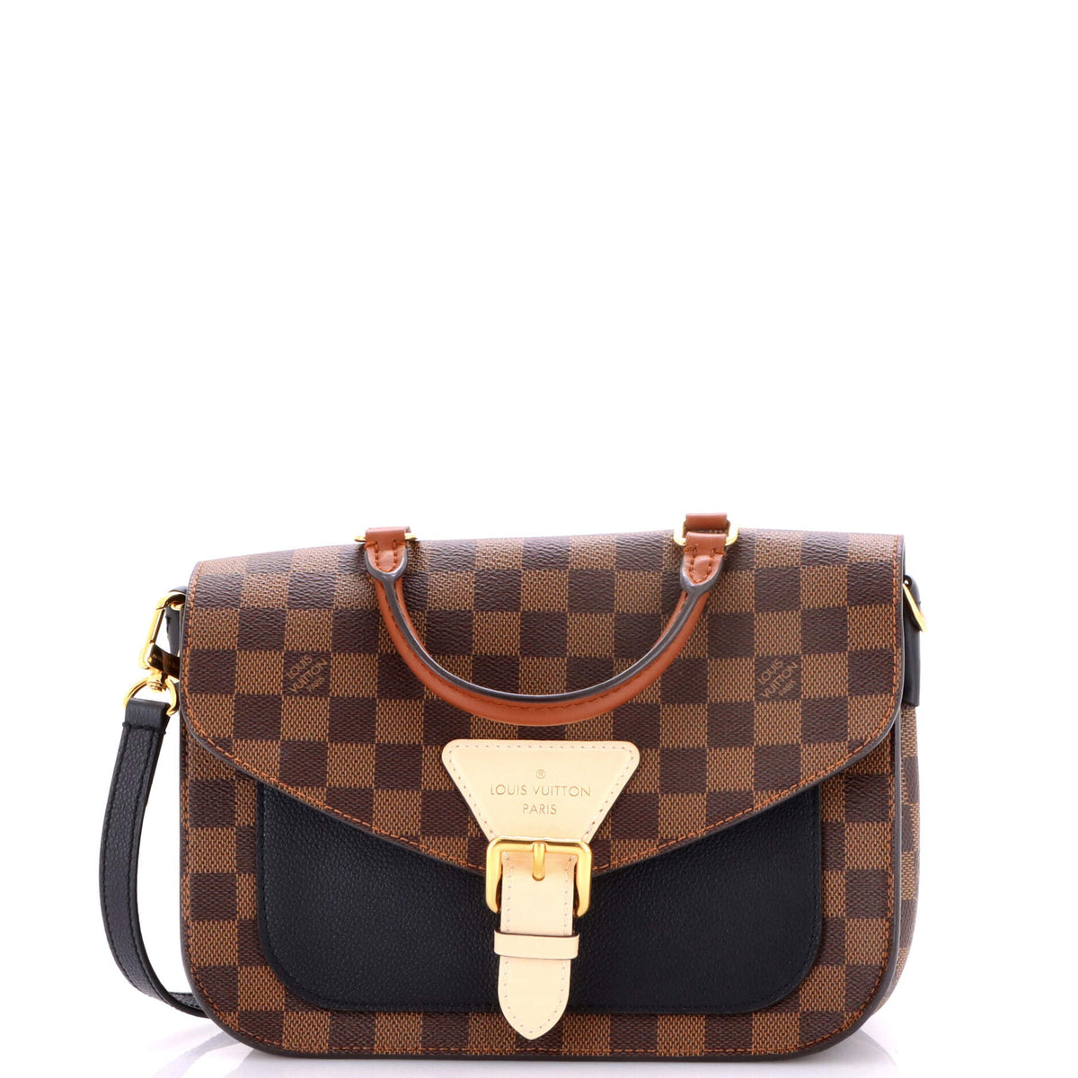 Louis Vuitton Beaumarchais Handbag Damier with Leather