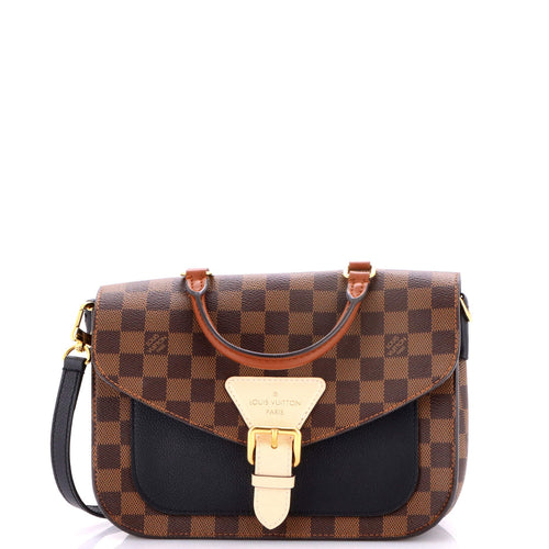 Beaumarchais Handbag Damier with Leather