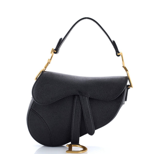 Saddle Handbag Leather Mini