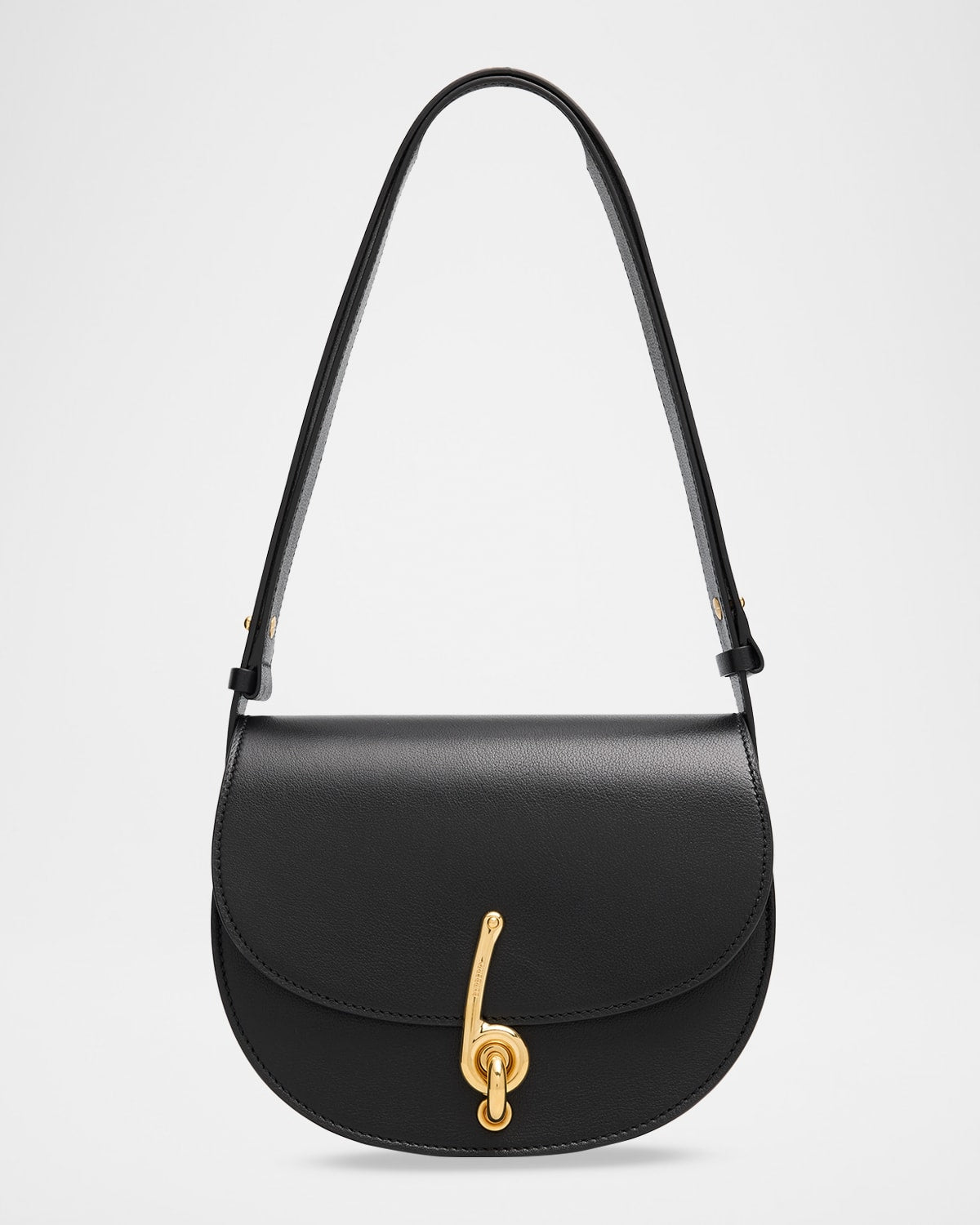 Burberry Bridle Small Leather Saddle Shoulder Bag