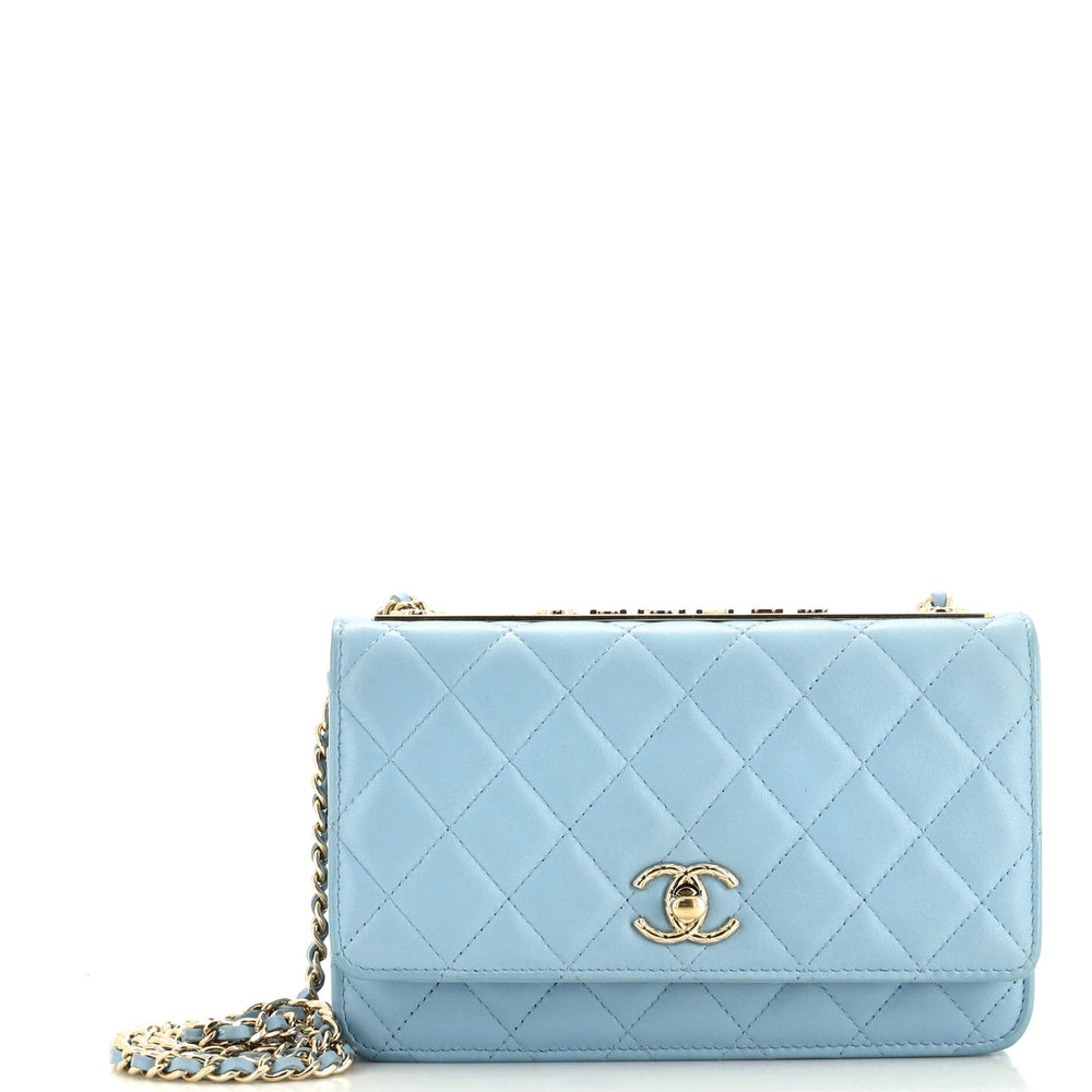 CHANEL Trendy CC Wallet on Chain NM Quilted Lambskin