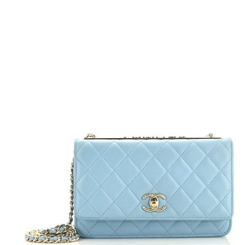 CHANEL Trendy CC Wallet on Chain NM Quilted Lambskin