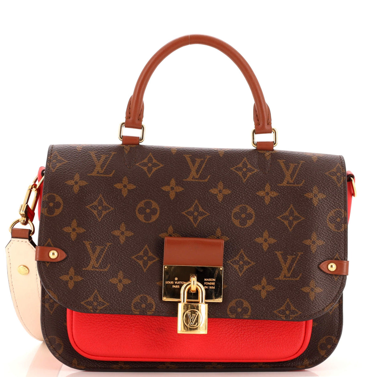 Louis Vuitton Vaugirard Handbag Monogram Canvas with Leather