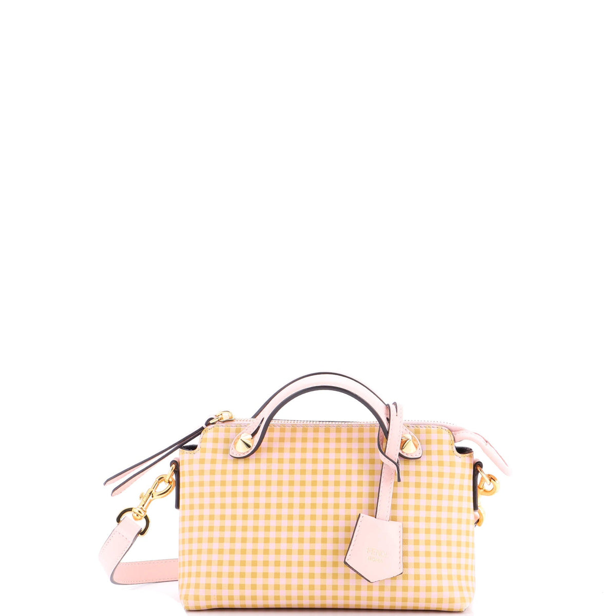 Fendi FENDI By The Way Satchel Printed Leather Mini