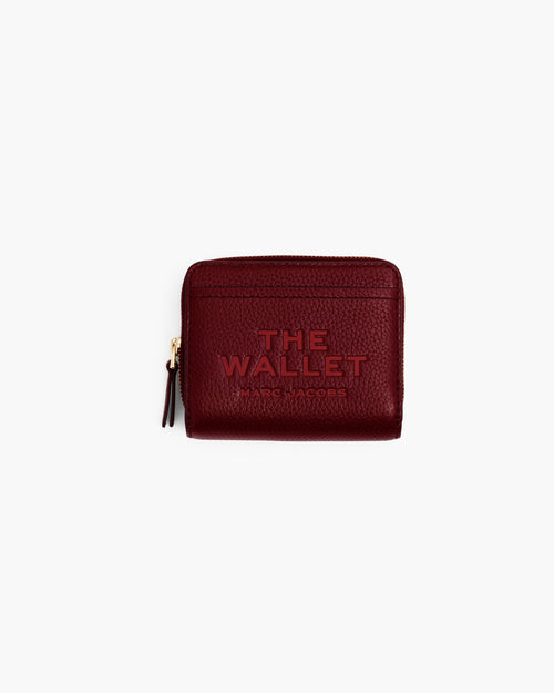 Marc Jacobs The Leather Mini Compact Wallet in Cherry