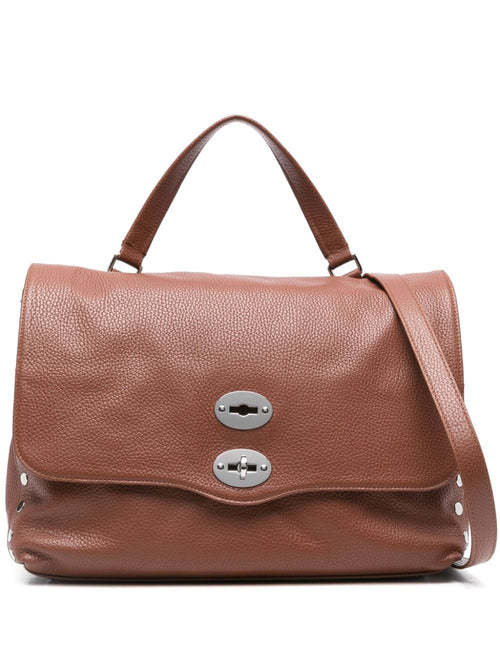 Women's Postina Daily Small Leather Handbag in Brown | Size UNI | 068010MDAILYZ0240