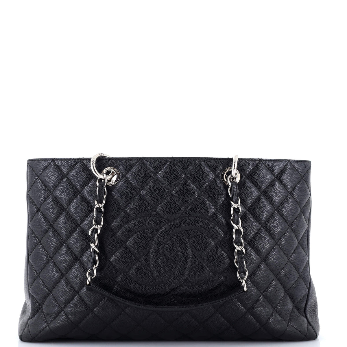 Chanel CHANEL Grand Shopping Tote Quilted Caviar XL