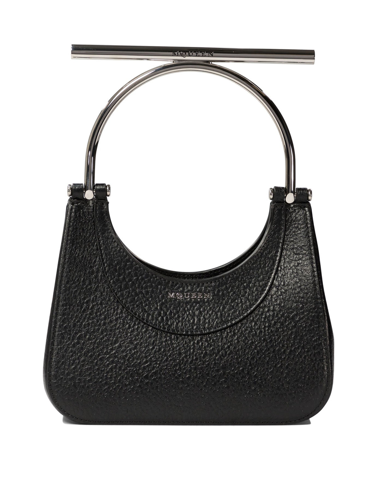 Alexander Mcqueen Women's "mini Cross-Bar" Handbag in Black | 8035251VDBB1000
