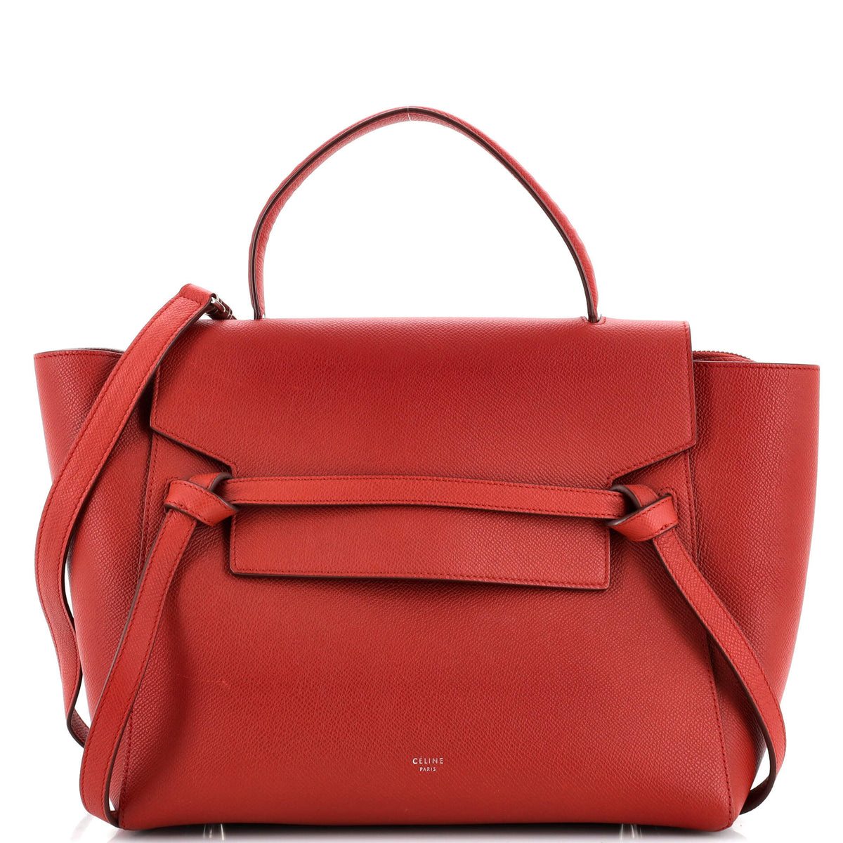 Celine CELINE Belt Bag Textured Leather Medium