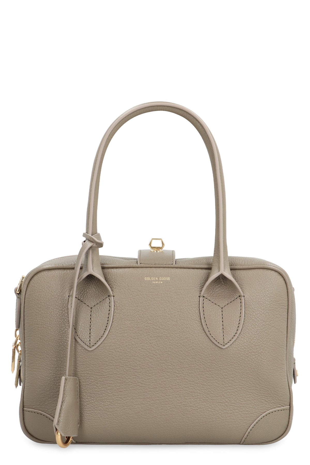 Golden Goose Women's Leather Handbag For Everyday Use in Khaki | GWA00470A000602