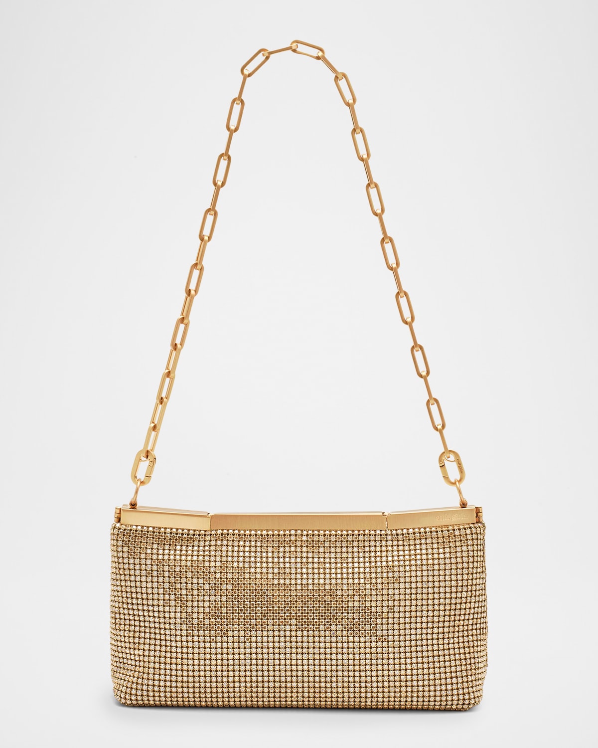 Cult Gaia Felice Glass Crystal Clutch Bag