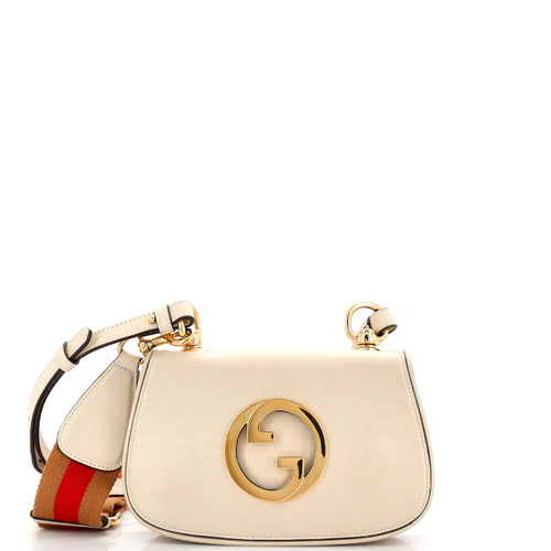 GUCCI Blondie NM Flap Bag Leather Mini