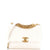 CHANEL Kristall Logo Buchstaben Kette Griff Flap Bag gestepptes Lammleder Mini