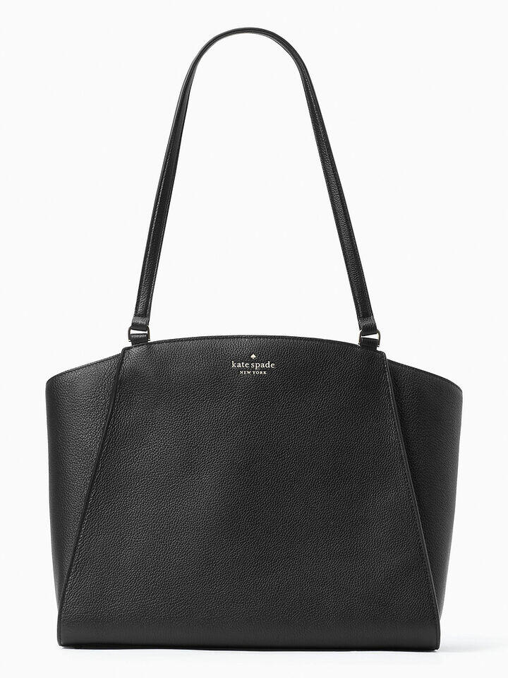 Kate Spade Au Brim Pebbled Leather Laptop Tote